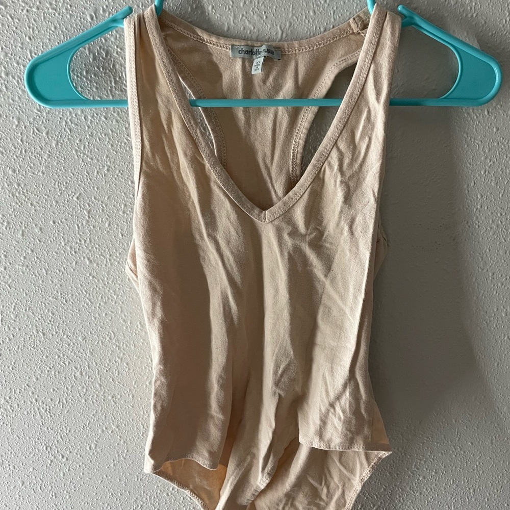beige bodysuit